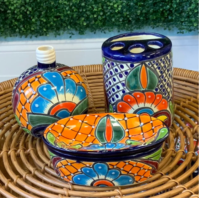 Talavera Bathroom Set