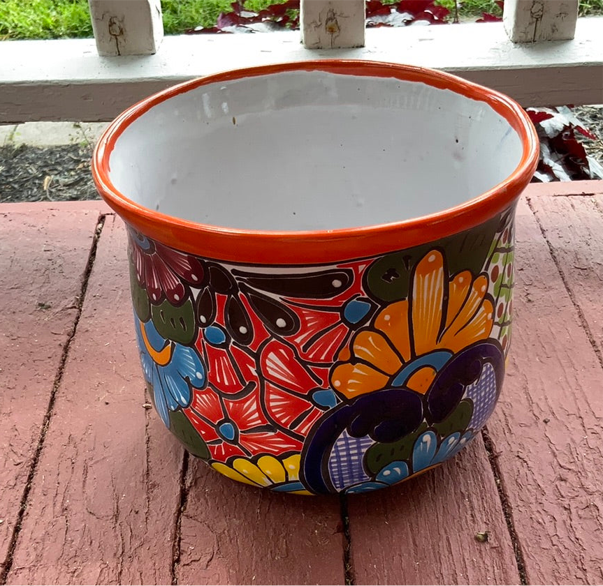 Hand Painted Talavera Pot