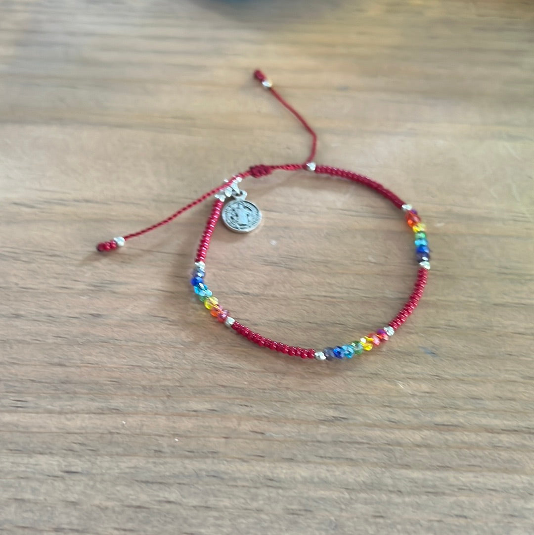 Evil eye beaded bracelet