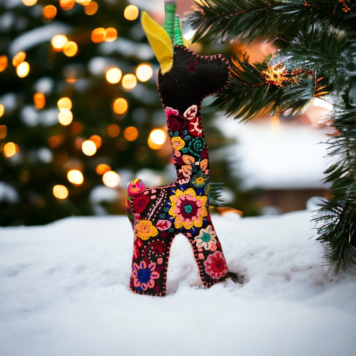 Embroidered soft Mexican toys