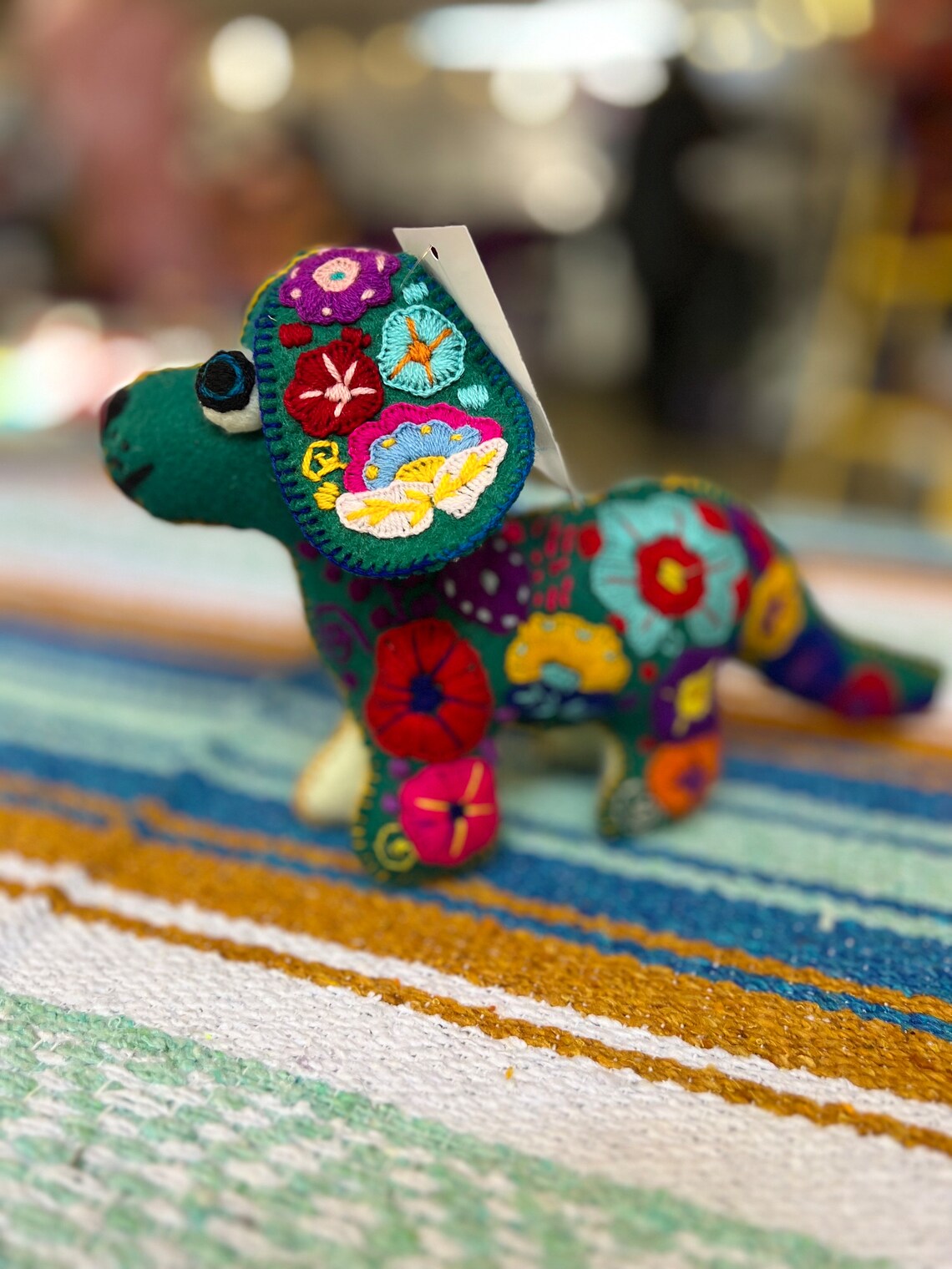 Embroidered soft Mexican toys